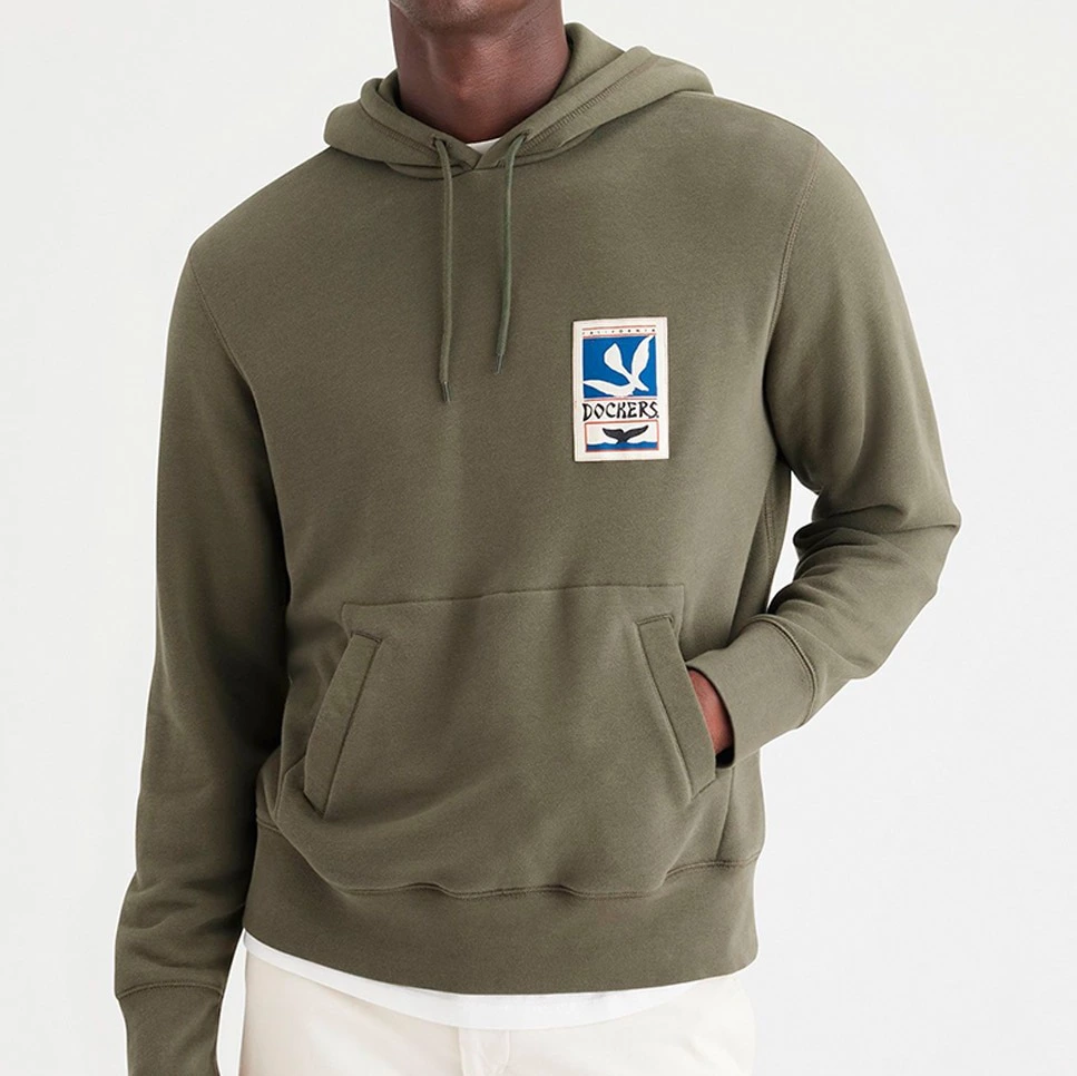 Sudadera de hombre de manga larga con capucha regular fit
