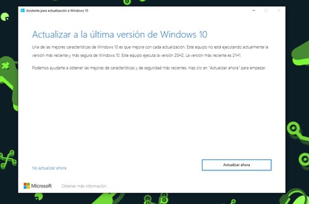 Actualizar Ahora Windows 10