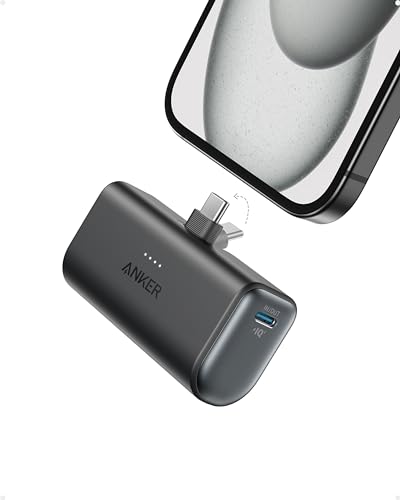 Anker Nano Power Bank con USB C Plegable 5000 mAh 22.5W
