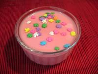 Petit suisse de fresa casero