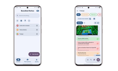 Capturas Bundlednotes