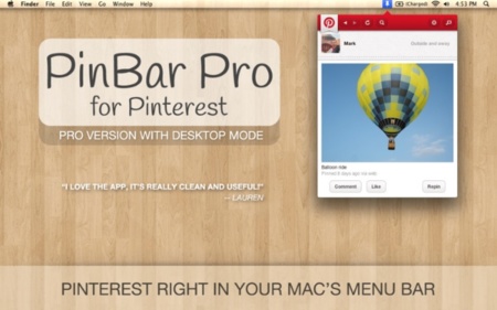 PinBar Pro, un cliente para Pinterest interesante pero que debe mejorar