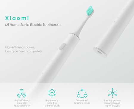 Oferta Flash: cepillo eléctrico Xiaomi Mi Home Sonic Electric Toothbrush por sólo 28,81 euros