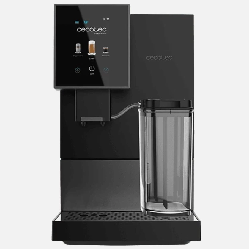 Cafetera superautomática - Cecotec Cremmaet Compactccino Connected Black Silver