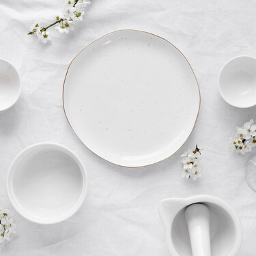 Conseguimos una mesa de lujo con este mantel de algodón 100% en oferta y con firma de El Corte Inglés