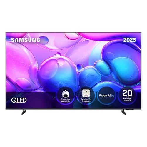 Samsung TV 75 Pulgadas QLED Q6F 4K Smart TV con Vision AI, 100% Volumen de Color con Quantum Dot y más de 500 Canales [Clase de eficiencia energética G]