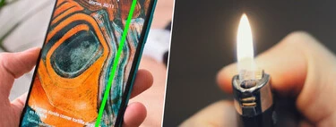 Lo peor que puedes hacer para arreglar la pantalla rota de un móvil: usar un encendedor