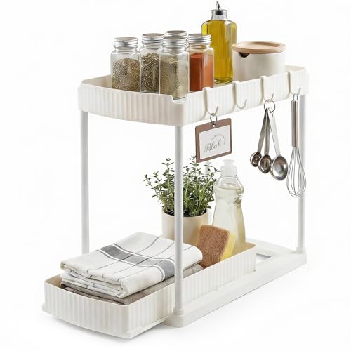 Ribech Organizador bajo Fregadero 2 Niveles