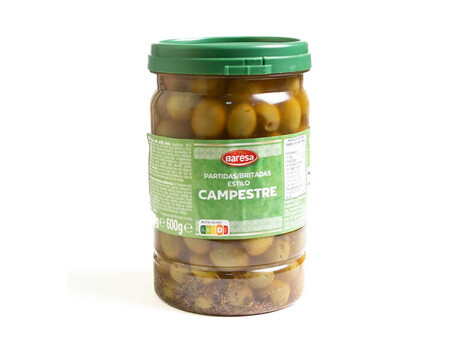 Aceitunas Partidas Estilo Campestre