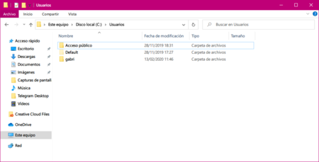 Usuarios Windows 10