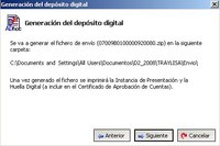 Depósito de Cuentas 2008: generación de fichero digital