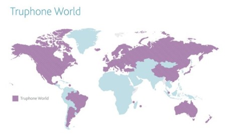 Truphone amplía de 8 a 66 los países de su zona de roaming gratuito