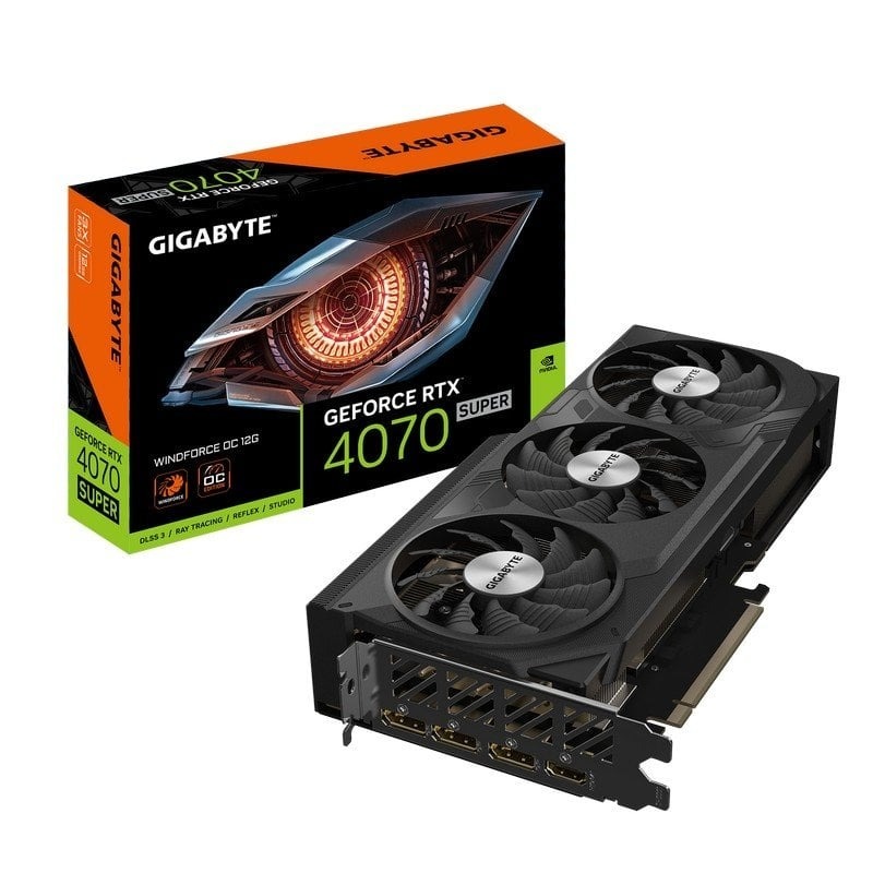 Gigabyte GeForce RTX 4070 SUPER - WINDFORCE OC 12GB - 12GB GDDR6 - 19% MwSt. NEU