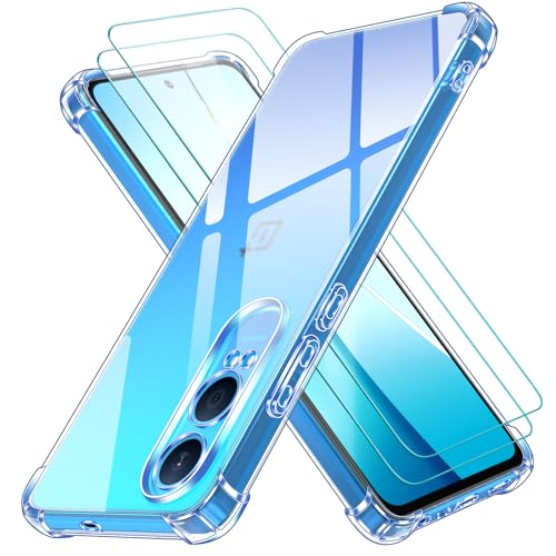ivoler 3 in 1 Funda para OnePlus Nord CE 4 Lite 5G con 2 Piezas Cristal Templado