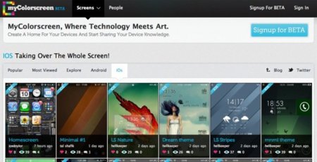 MyColorscreen, la red social para compartir el escritorio de tu dispositivo iOS