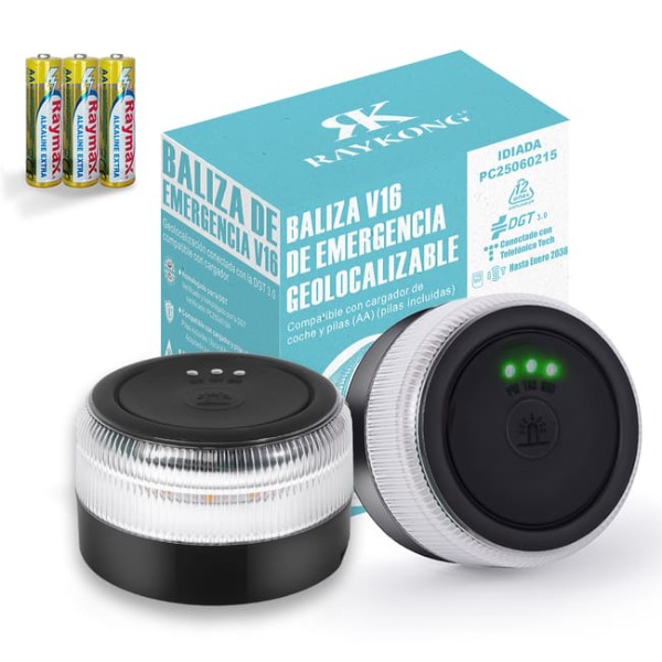 Pack of two V16 RAYKONG beacons