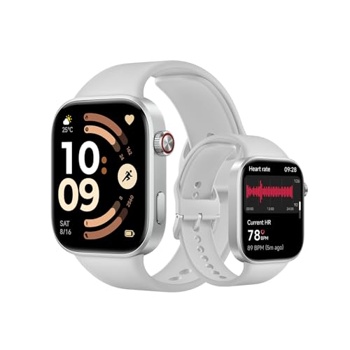 XIAOMI Redmi Watch 6, Reloj Inteligente Mujer y Hombre, Pantalla AMOLED 2.07'', Monitoreo cardíaco, sueño y estrés, 150+ Modos Deportivos, 24 Días de Batería, 5ATM, GPS, iOS & Android, Gris