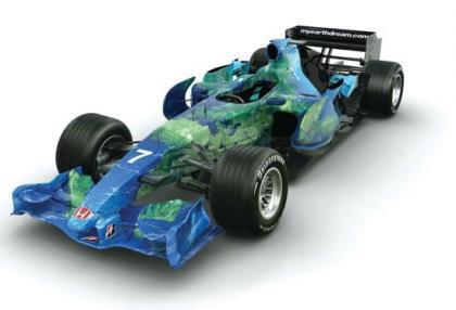 El primer coche de Fórmula 1 biodegradable