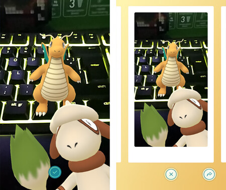 Cómo capturar Smeargle usando el modo Instantánea GO 2 Pokemon Go Smeargle 02