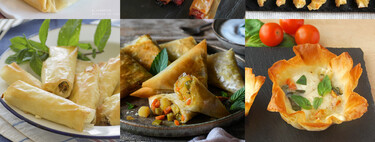 Siete recetas con masa filo ideales para un picoteo (y para finiquitar ese paquete a medio terminar de la nevera)