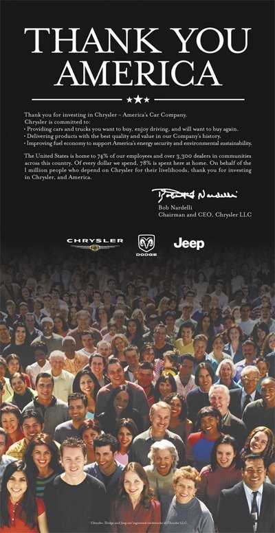 Anuncio Chrysler