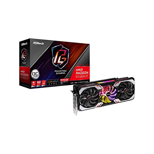 PowerLix Asrock RX6800XT PGD 16GO Tarjeta gráfica AMD GeForce 6800 XT 16 GB GDDR6