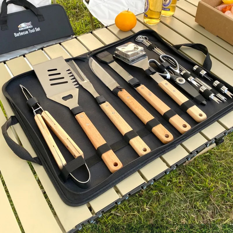 Juego de combinación de herramientas para barbacoa