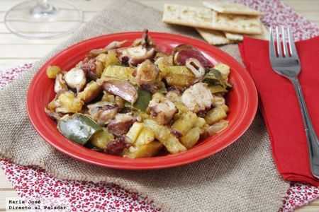 Cómo hacer frita de pulpo a la ibicenca. Receta