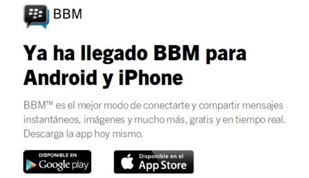 BlackBerry Messenger llega a iOS y Android, aunque con lista de espera para usarlo