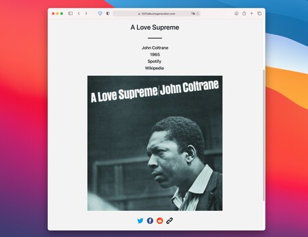 Esta web te sugiere cada día uno de los "1001 discos que hay que escuchar antes de morir" para reproducirlo en Spotify