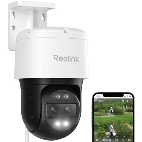 Reolink TrackMix PoE 4K 8MP PTZ Camara Vigilancia PoE Doble Lente