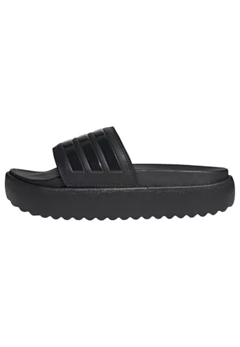 adidas Adilette Comfort Slides, Zuecos Mujer, Core Black Core Black Core Black, 37 EU
