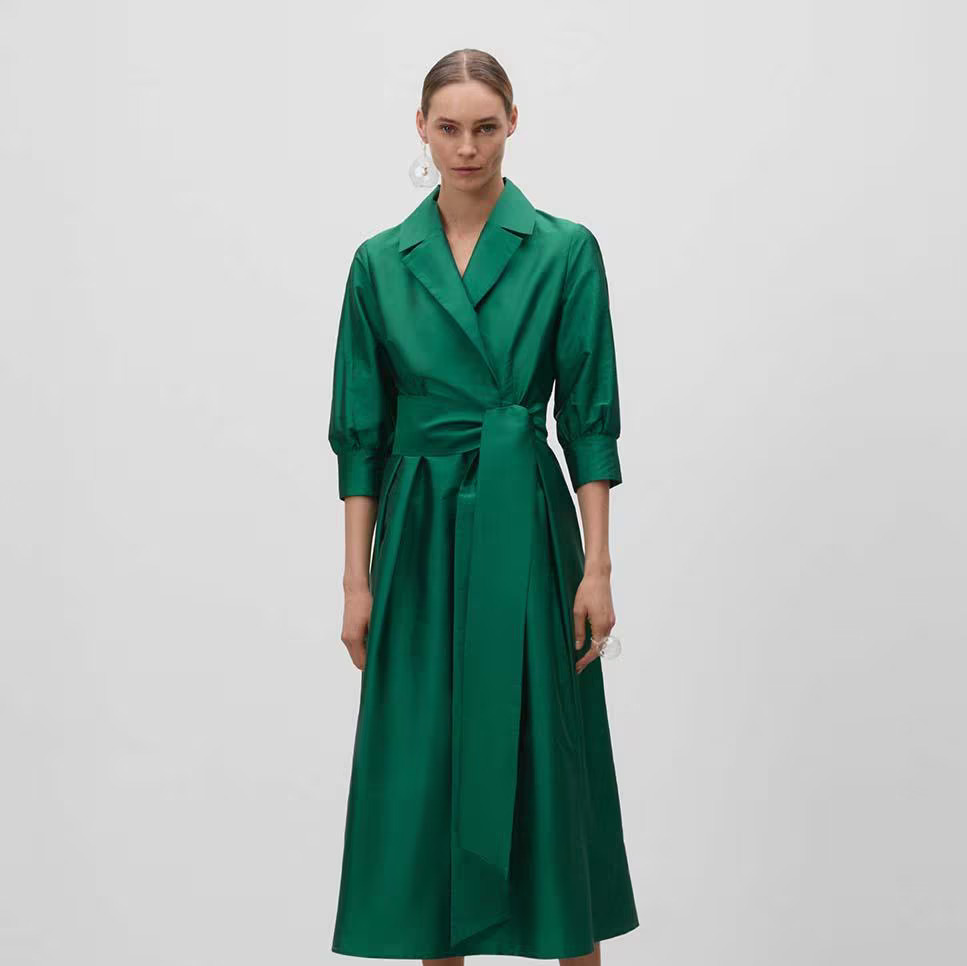 Simorra - Vestido  midi manga.