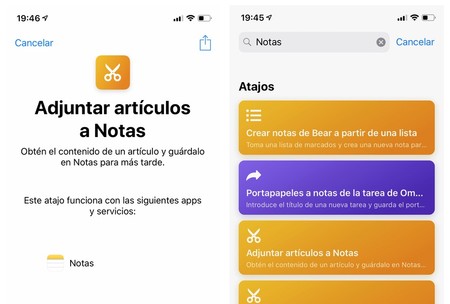 Apple actualiza Atajos a la versión 2.2 y se integra con Notas