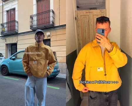 Pull Bear Tiene La Chaqueta Viral Que Le Planta Cara Al Mal Clima Una Pieza De Su Colaboracion Con Dickies Para Looks Que No Pasaran Desapercibidos