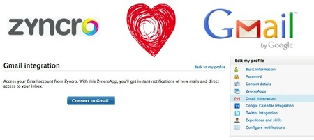 Zyncro se integra ahora también con Gmail