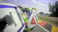La cámara giroscópica en la moto de Valentino Rossi