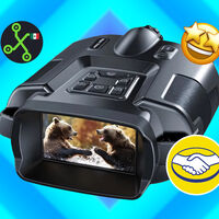 Hasta parecen sacados de Misión Imposible: estos binoculares tienen visión nocturna, pueden sacar fotos y no cuestan ni 1,500 pesos