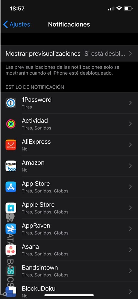 Lista Apps