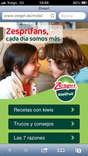 Descubre en tu smartphone cómo sacar el máximo partido a los kiwis