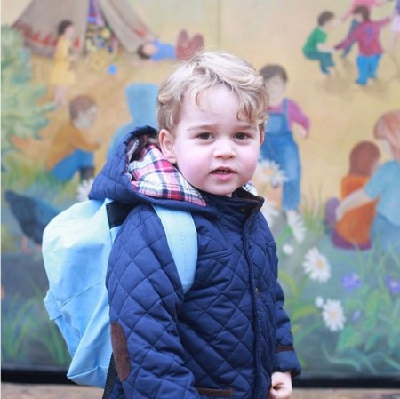 ¡Cómo crecen estos niños! El Príncipe George ya va a la guardería