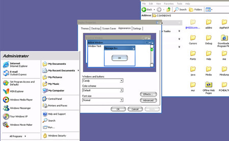 El código filtrado de Windows XP desvela que Microsoft tenía un tema secreto a lo 'Aqua' que le hacía parecer Mac OS X