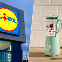Hoy en Lidl la batidora con color pastel que viene con recetas para preparar batidos y smoothies