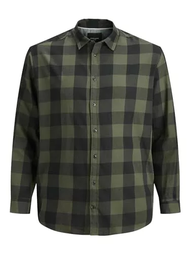 Jack & Jones - Camisa de Sarga Talla grande Hombre