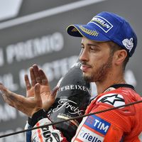 Andrea Dovizioso: "Estoy satisfecho con el podio. Era demasiado arriesgado seguir a Márquez"