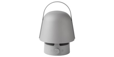 VAPPEBY Lámpara altavoz Bluetooth, exterior/gris