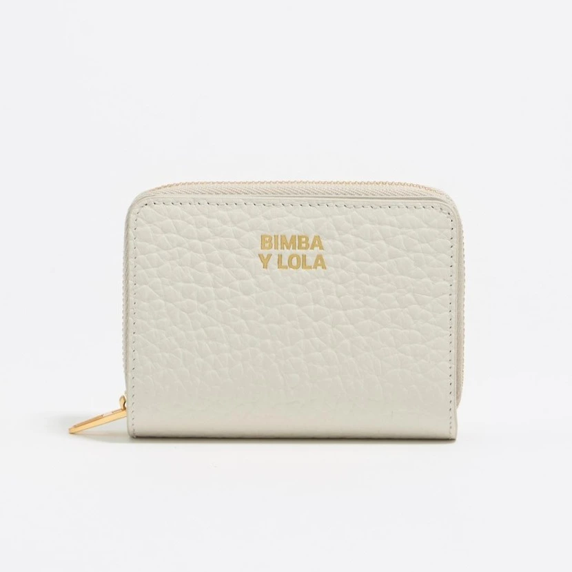 Cartera de mujer de estructura rígida con tarjetero interior