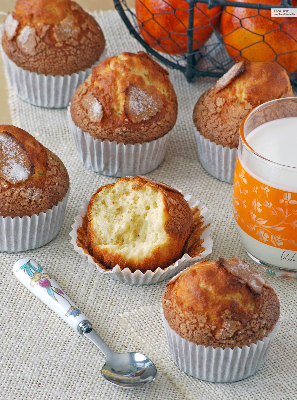 Magdalenas de leche evaporada y azahar: receta con sabor a tradición