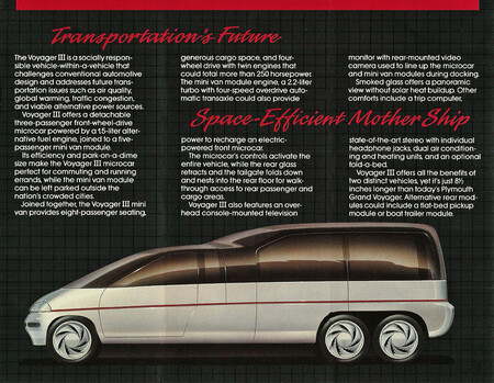 Plymouth Voyager Iii Publicidad