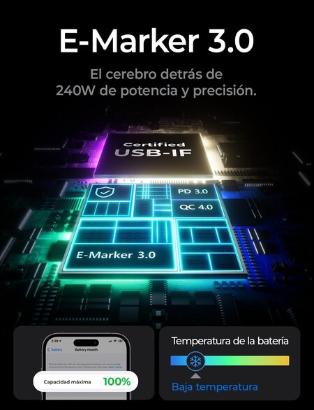 Lisen Cable Usb C 240w Mx